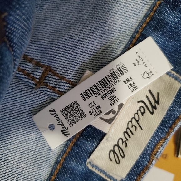 Madewell Tall Curvy Perfect Vintage Jean in Finney Wash Size 23T NWT NEW - Picture 6 of 6